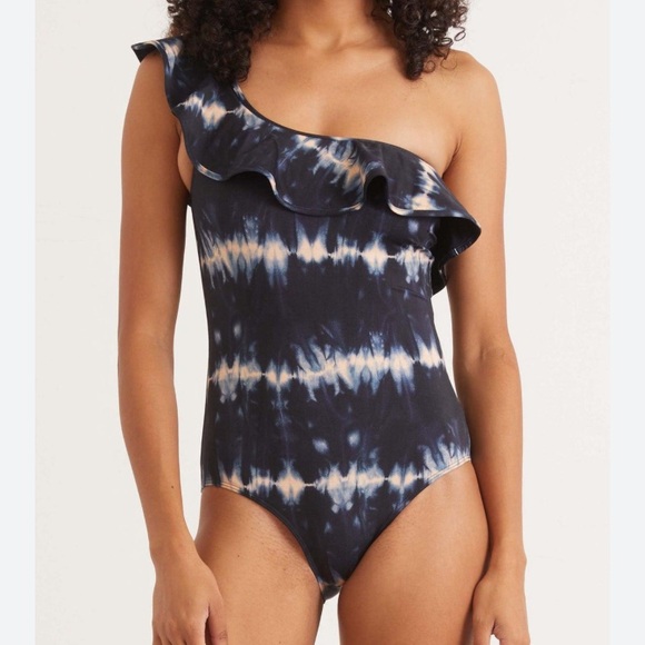Ulla Johnson Other - Ulla Johnson Martina indigo one shoulder swimsuit S